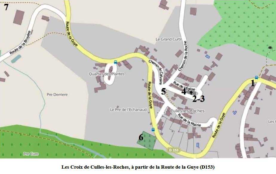 Les croix de Culles les Roches
