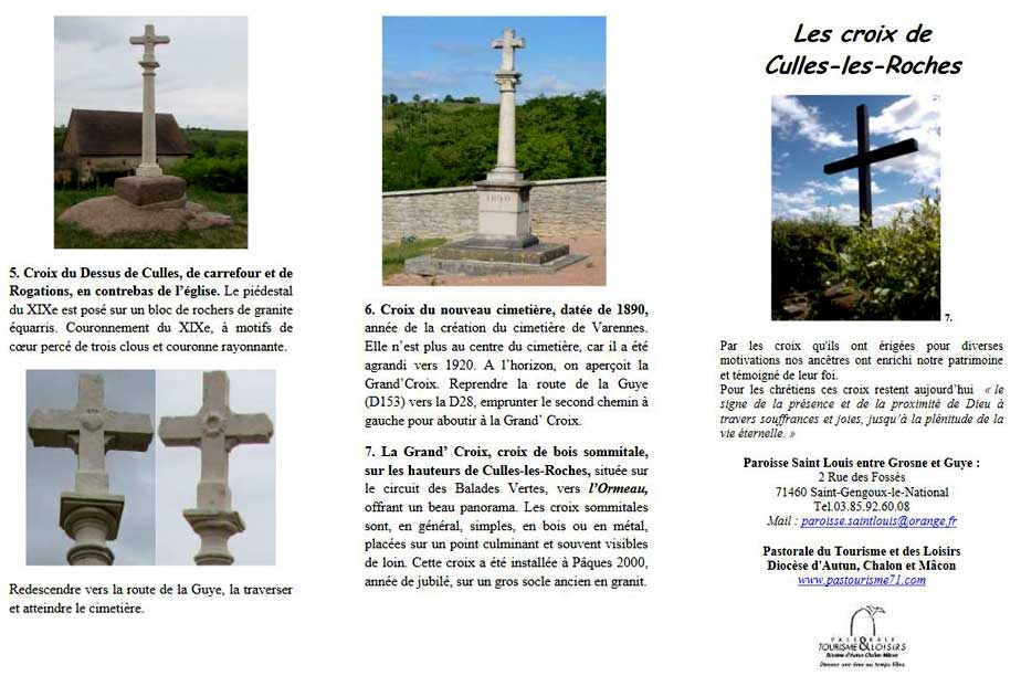 Les croix de Culles les Roches