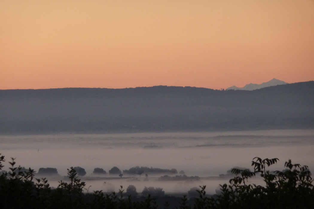 Photo du mont Blanc vu depuis Culles les Roches